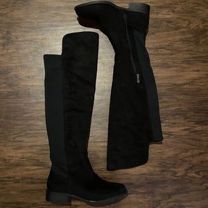 YOKI ERIN OVER THE KNEE STRETCH SUEDE BOOT SZ 8.5